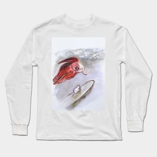 Longtails Red Betta Fish Long Sleeve T-Shirt